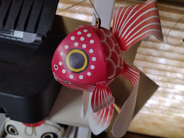 金魚ねぷたクラフトキット(ｓサイズ)：赤色